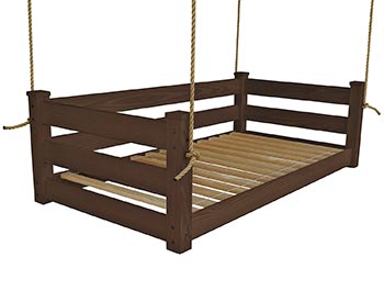 Southern Yellow Pine Modern Swingbed w/ Rope