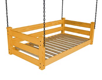 Southern Yellow Pine Modern Swingbed w/ Chain