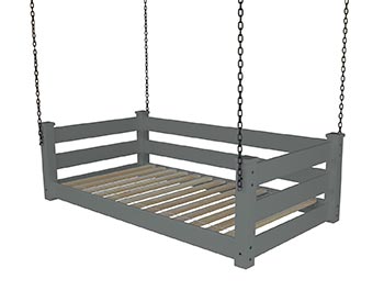 Southern Yellow Pine Modern Swingbed w/ Chain