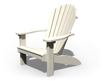 Poly Lumber EZ Adirondack Chair