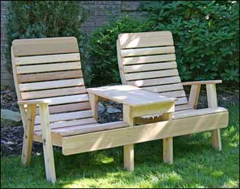 Red Cedar Royal Highback Settee