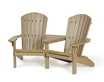 Poly Lumber Adirondack Settee