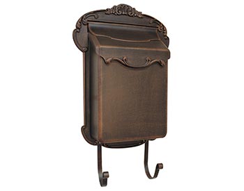 Aluminum Victoria Vertical Wall Mount Mailbox