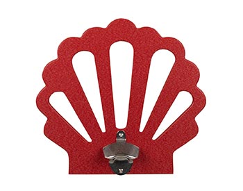 Wall Mount Bottle Opener - Seashell