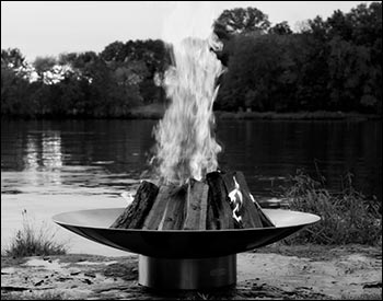 Stainless Steel Oasis Fire Pit