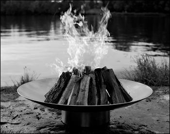 Stainless Steel Oasis Fire Pit