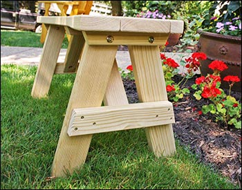 Treated Pine Curved Bench