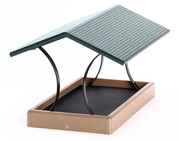 Poly Lumber Fly-Thru Platform Bird Feeder