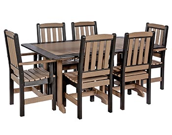 Poly Lumber 7 Pc. English Garden Set