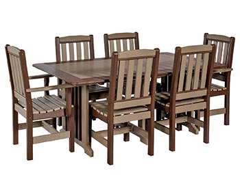 Poly Lumber 7 Pc. English Garden Set