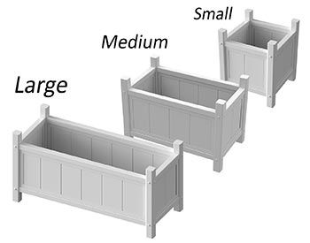 Vinyl Planter Box