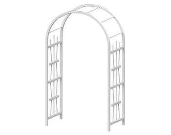 Vinyl Two Hoop Arbor