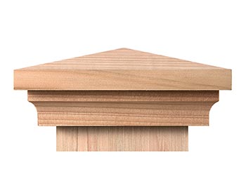 Red Cedar Newport Slip Over Post Cap