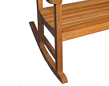 Teak Double Rocker