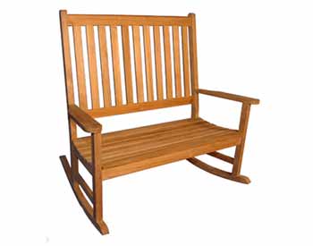 Teak Double Rocker