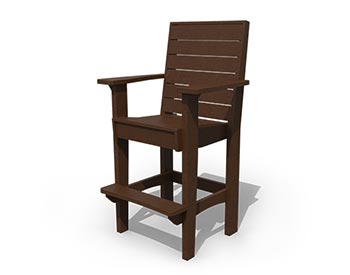 Poly Lumber Coastal Bar Chair