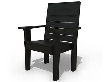 Poly Lumber Coastal Dining Arm Chair