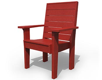 Poly Lumber Coastal Dining Arm Chair