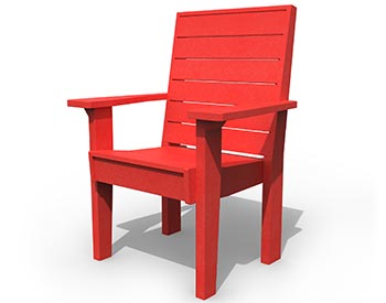 Poly Lumber Coastal Dining Arm Chair