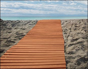 5' Wide Composite Roll-Up Walkway