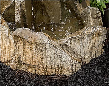 Concrete Flat Rock Fountain