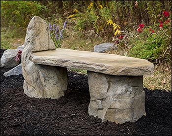 Concrete Lava Rock Lounger