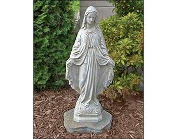 24" Concrete Madonna Statue