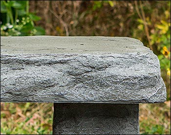 Concrete Serenity Garden Bench