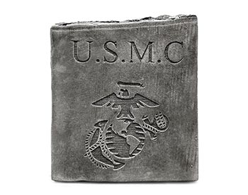 Concrete Marine Corps Patriotic Stone