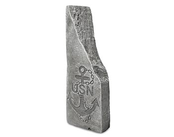Concrete Navy Patriotic Stone