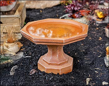 Concrete Octavia Birdbath