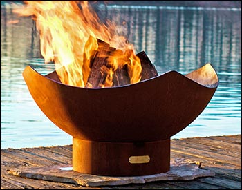 Carbon Steel Contemporary Fire Pit