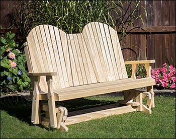 Treated Pine Adirondack Style Glider