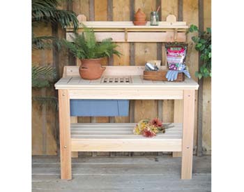 Cypress Potting Table