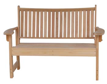 4' Cypress Royal Garden Bench