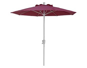 QUICK SHIP - 9 Octagon Commercial Outdura Market Umbrella w/Aluminum Pole, Fiberglass Ribs, Crank Lift and No Tilt