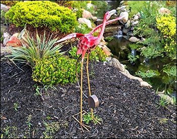 Flamingo Flying Garden Balancer