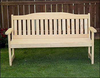 Treated Pine English Garden Bench