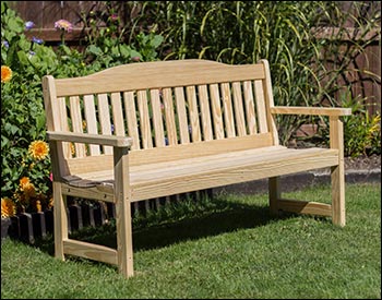 Treated Pine English Garden Bench