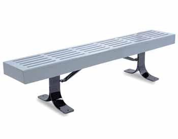 Steel Slotted Garden Bench