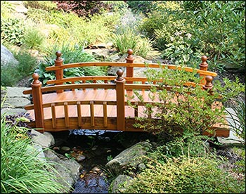 Red Cedar Eden 1/2 Picket Rail Bridge