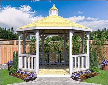 Vinyl Garden Gazebo