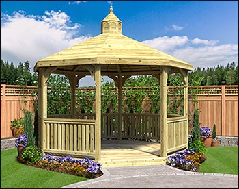 Treated Pine Garden Gazebo