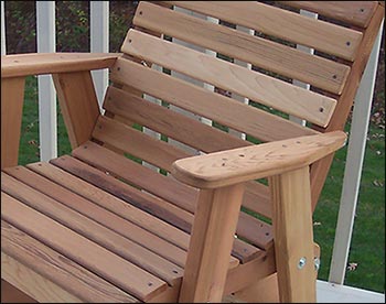 Red Cedar American Classic Glider Chair