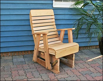 Red Cedar Royal Highback Glider Chair