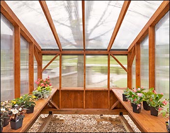 Red Cedar Pergola Style Greenhouse