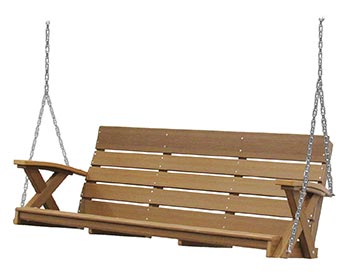 5 Poly Lumber Galaxy Porch Swing