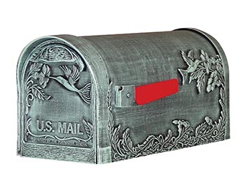 Aluminum Hummingbird Curbside Mailbox