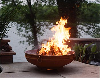 Carbon Steel Kingdom Fire Pit