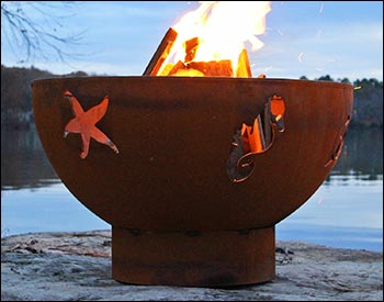 Carbon Steel Aquatic Fire Pit